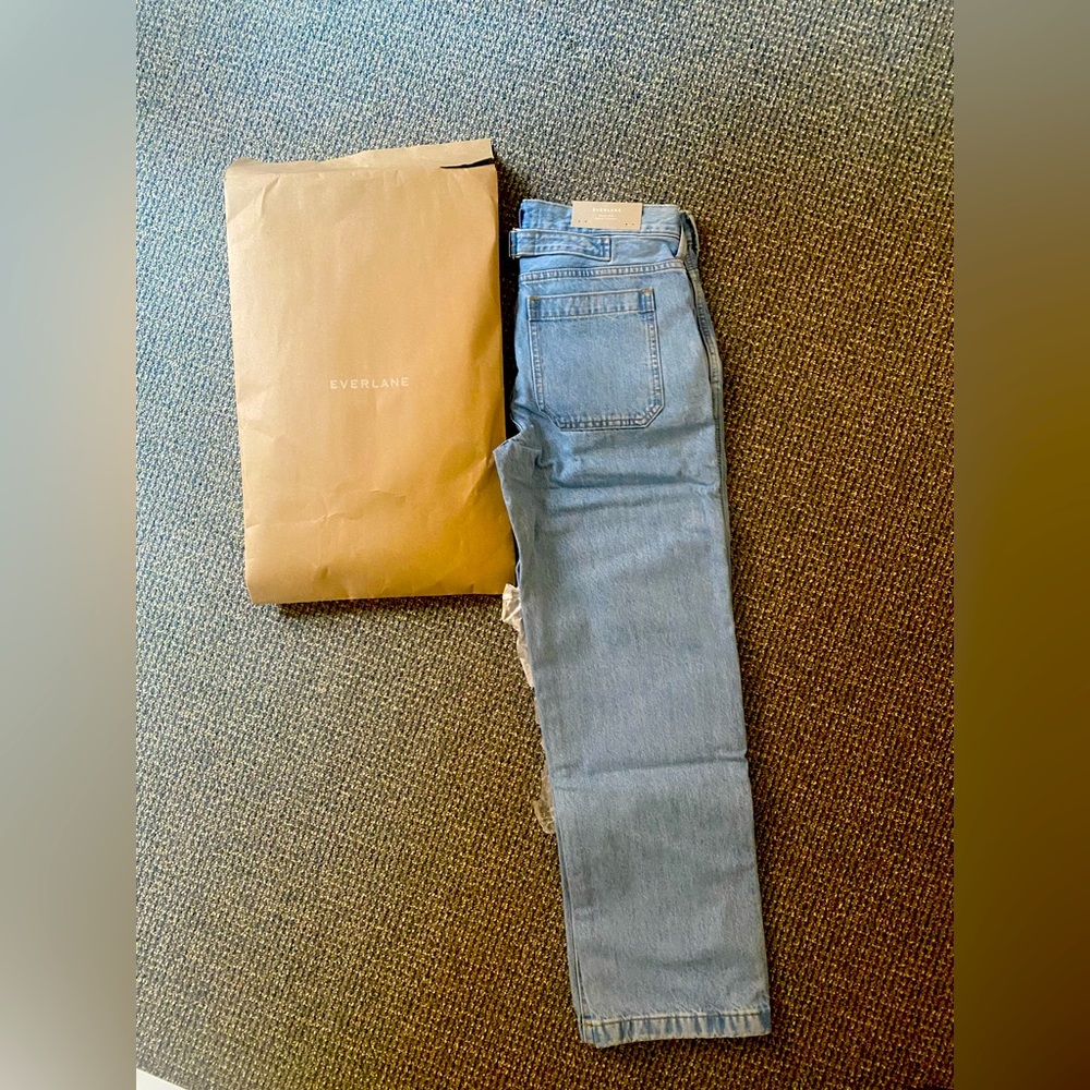 Everlane Cinch Back Utility Jeans NWT size 26